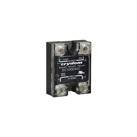 Crydom Ssr Relay Panel Mount Ip20 100Vdc40A 90-140Vac In DC100A40C